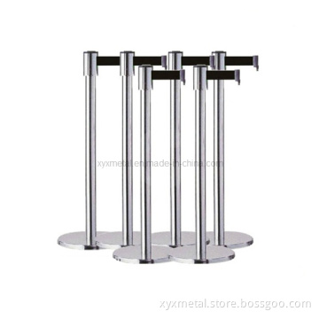 Stainless Steel Crowd Control Retractable Belt Barrier